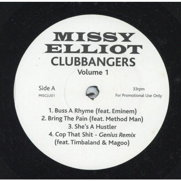 【レコード】MISSY ELLIOTT - Buss A Rhyme / Back In The Day (Clubbangers Volume 1) EP US