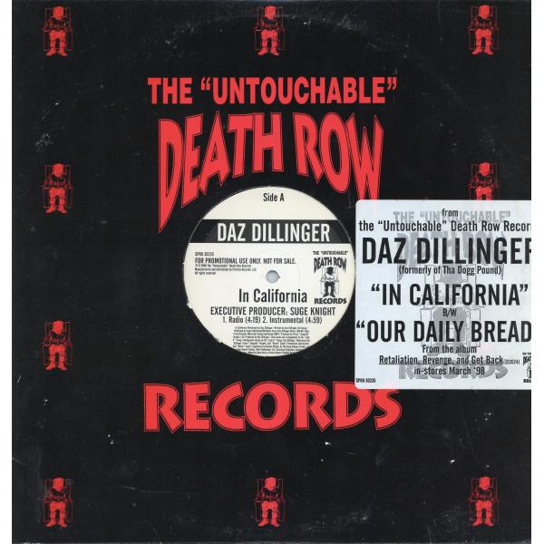 【レコード】DAZ DILLINGER - IN CALIFORNIA / OUR DAILY BREAD 12" US 1998年リリース