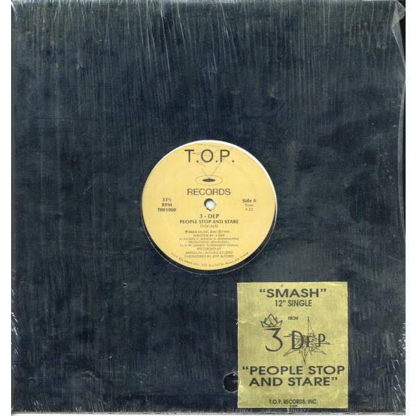 レコード】3-DEP - PEOPLE STOP AND STARE 12
