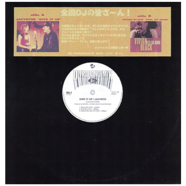 【レコード】Jacynthe / Vivian Black - Give It Up / Feel So Good (Ultra Dance Mix 5-1) 12" JAPAN 2000年リリース