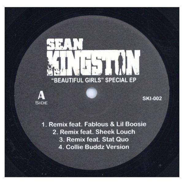 【レコード】SEAN KINGSTON / COLLIE BUDZ / JO JO - BEAUTIFUL GIRL SPECIAL REMIXIES EP EP US 2007年リリース