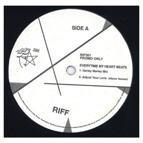 USプロモ盤】Riff / Everytime My Heart Beats