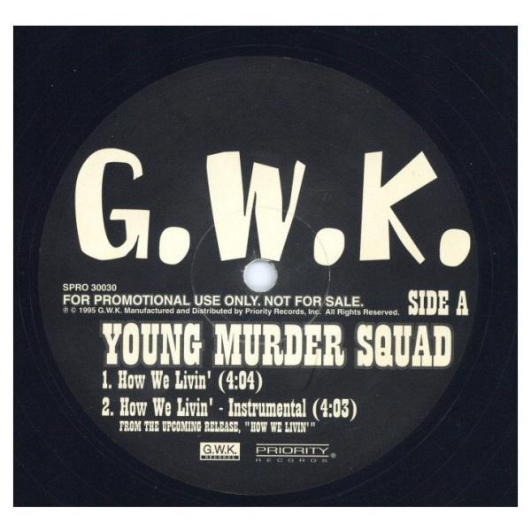 【レコード】YOUNG MURDER SQUAD / SH'KILLA - HOW WE LIVIN' / 1-800 GOT YO M'N 12" US 1995年リリース