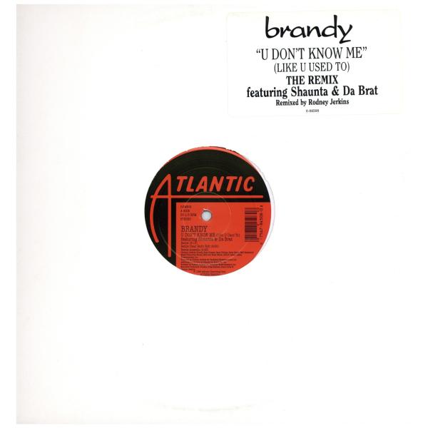 【レコード】BRANDY - U DON'T KNOW ME (LIKE U USED TO) 12" US 1999年リリース