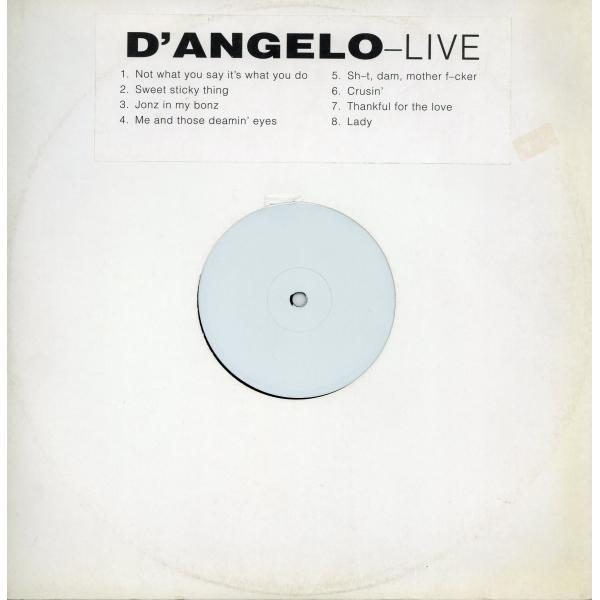 レコード】D'ANGELO - LIVE LP UK 1996年リリース : フリークス