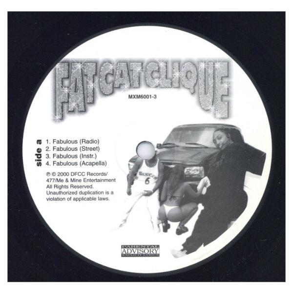 【レコード】FAT CAT CLIQUE - FABULOUS / FUNK YOU UP 12" US 2000年リリース