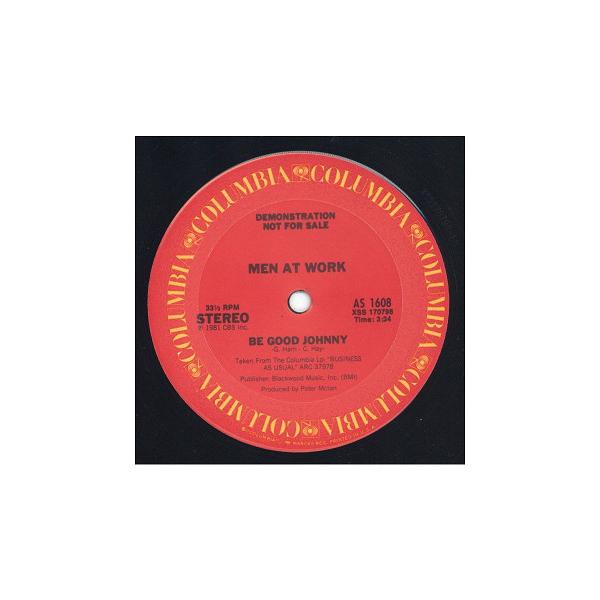 【レコード】MEN AT WORK - BE GOOD JOHNNY 12