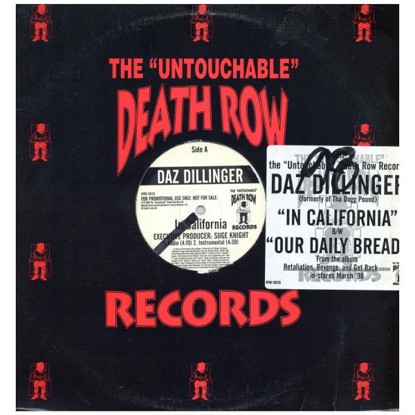 【レコード】DAZ DILLINGER - IN CALIFORNIA / OUR DAILY BREAD 12" US 1998年リリース