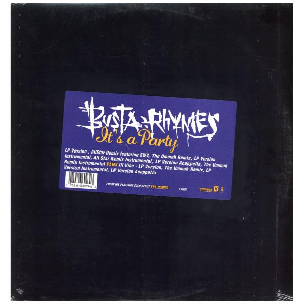 レコード】BUSTA RHYMES feat Zhane, SWV, Q-Tip - IT'S A PARTY