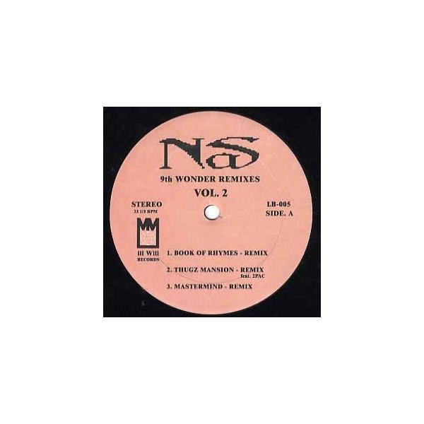 レコード】9TH WONDER feat NAS - REMIXES VOL.2 (WHITE) 12