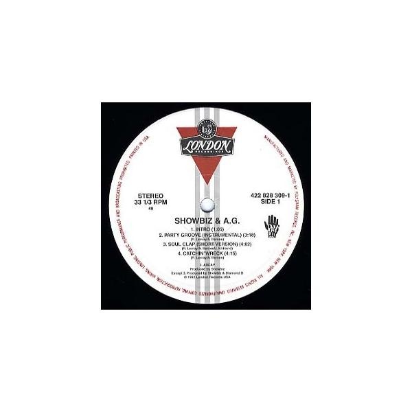 レコード】SHOWBIZ & AG - PARTY GROOVE / SOUL CLAP (WHITE) 12