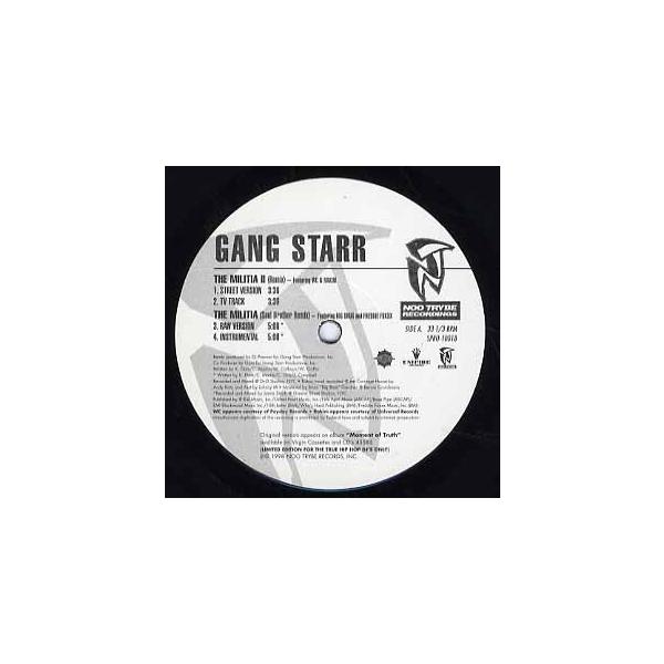 Gang Starr-The Militia II (Remix) レアプロモ 【公式通販】