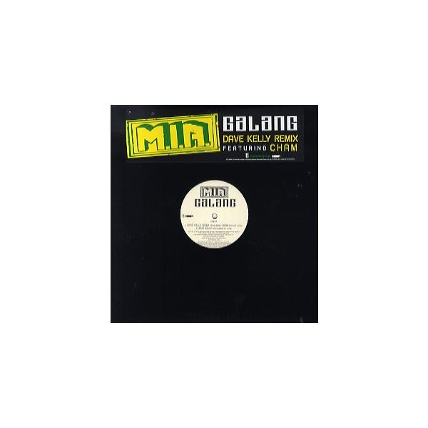 【レコード】M.I.A. feat CHAM - GALANG 12" US 2005年リリース