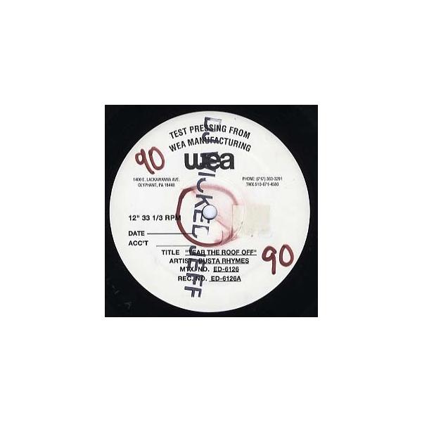 【レコード】BUSTA RHYMES - Gimme Some More / Tear The Roof Off (Test Press) 12" US 1999年リリース