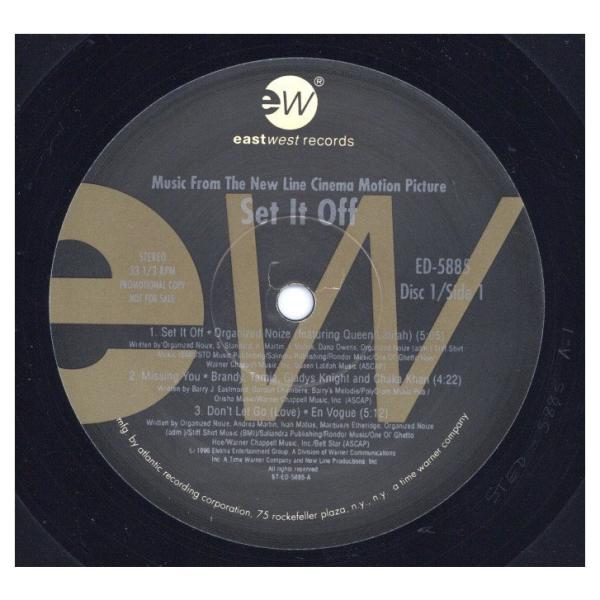 レコード】Original Soundtrack - SET IT OFF (Promo) 2xLP US