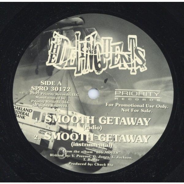 【レコード】THE DELINQUENTS - SMOOTH GETAWAY 12" US 1997年リリース