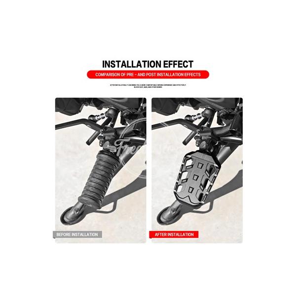 【並行輸入品】バイクカワサキエリミネーター 500 フロントフットブレーキレバーフットレストペダル拡大延長パッドカワサキエリミネーター 500