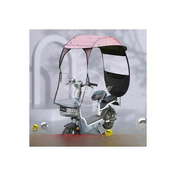 【並行輸入品】厚手小型電動車両用雨よけ自転車日よけ防風カバー電動車テントバイク乗車用品アクセサリー