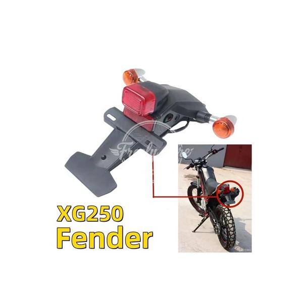 【並行輸入品】ヤマハxg250 ライセンスプレート テールライトホルダー ウィンカー トリッカー用リアフェンダーマッドガード