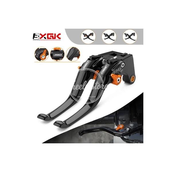【並行輸入品】KTM 390アドベンチャーR 390エンデューロR 390 SMC R デューク390 2025-2026年式 用バイクアクセサリー ショート調整式ブレーキクラッチレバー