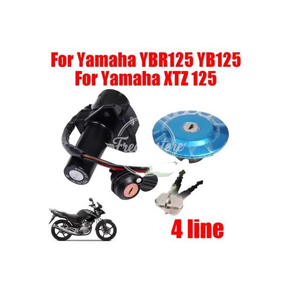 【並行輸入品】ヤマハ YBR 125 YB 125 YBR125 YBR125Z YB125 XTZ125 XTZ バイク イグニッションスイッチ ロックキー イグニッションスタート 燃料タンクキャップ