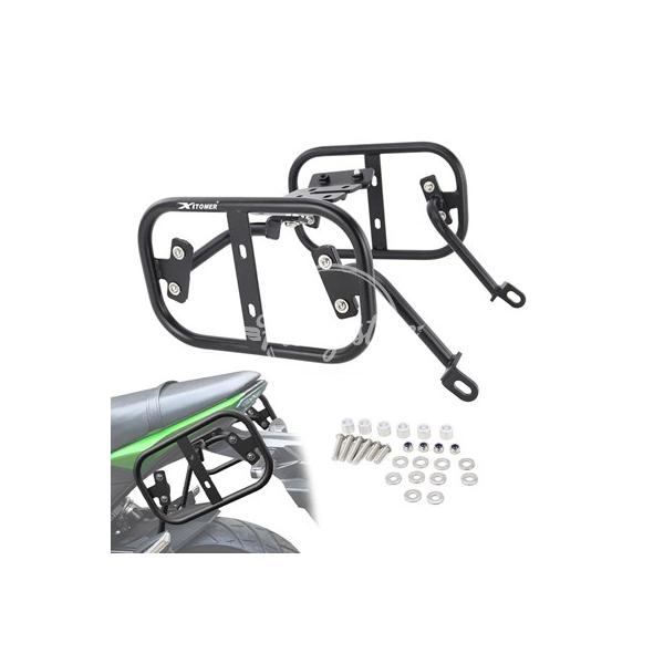 【並行輸入品】カワサキ Z125 Z125 Pro 2016-2025 Z 125 バイク用   サイドラゲッジラック サドルバッグサポート マウントブラケット パニアラック