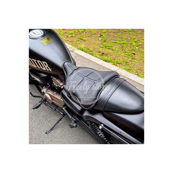 【並行輸入品】バイク用ジェルシートクッション レザーシートクッション 大型3Dハニカム構造衝撃吸収＆通気性シートパッド