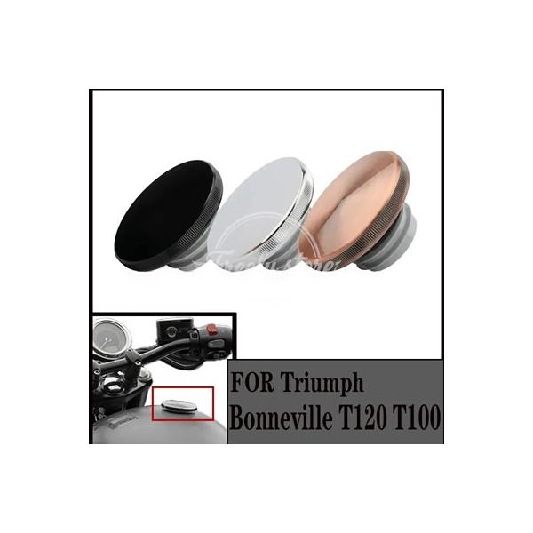 【並行輸入品】トライアンフ ボンネビル スクランブラー T120 T100 スラクストン 900 2001-2025用 燃料ガスタンクキャップ アルミ  バイク ガソリン ベンチレー