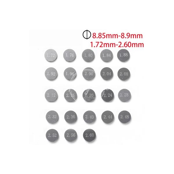 【並行輸入品】直径 8.85 mm-8.9 mm厚  1.72 mm-2.6 mmバイクバルブシムパッド KTM SX SXF EXC XCF SX-FE XCF-W 250 350 450 505 2005-2014
