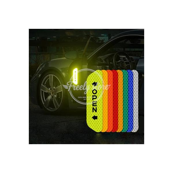 【並行輸入品】反射カーアクセサリードアステッカー安全テープ内側自動アマロックプジョー 308 T9 日産キック A3 8v アウディ S3 8v