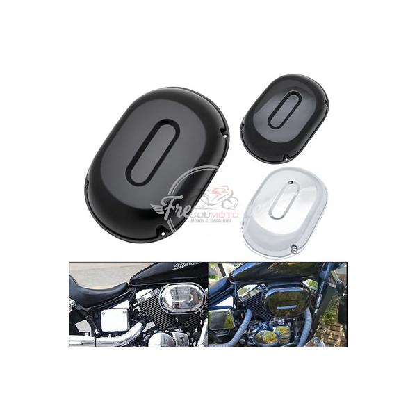【並行輸入品】バイクエアクリーナーフィルターカバーキャッププロテクターホンダシャドウスピリット 750 VT750 DC 2001-2009 VT750DCA VT750DCB ブラックウィド