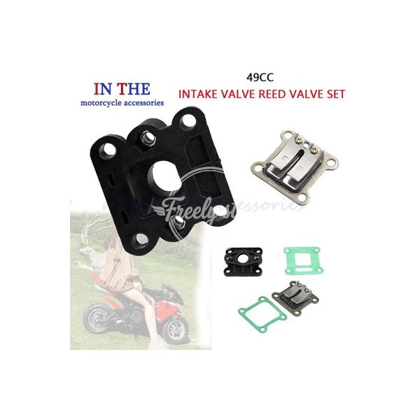 【並行輸入品】49Cc ミニロードスター吸気バルブリードバルブセットアクセサリーバイク ATV カーアクセサリー