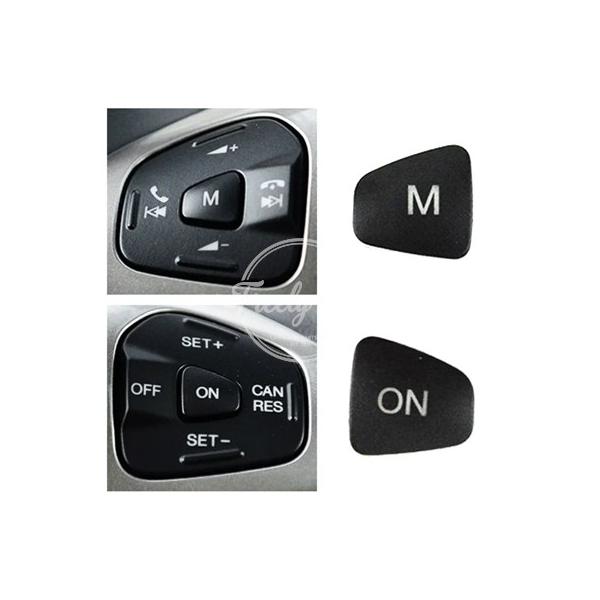 【並行輸入品】カーオーディオボリュームステアリングホイールボタンクルーズコントロールスイッチ M オンボタンフォードエスコートフィエスタ MK7 MK8 ST 