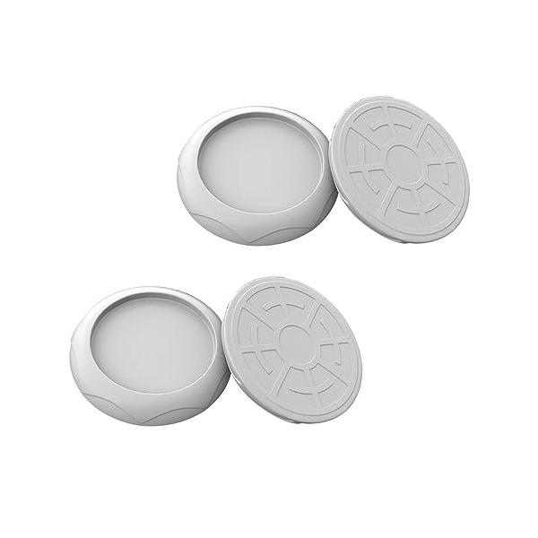 商品仕様セット内容：4個セット、サイズ：外径約6cm、内径約4.8cm、厚さ1.5cm・材質シリコン製で、非毒性かつ安全です。ウォールセーバーの接触部分は強力な吸着力があり、壁を傷つけません。・安定性ウォールセーバーの壁側部分には滑り止め加...