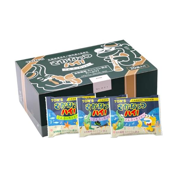 東洋ナッツ さかなっつハイこんぶとカシュー 小分け 個包装 国内産小魚 180g(9g×20袋)