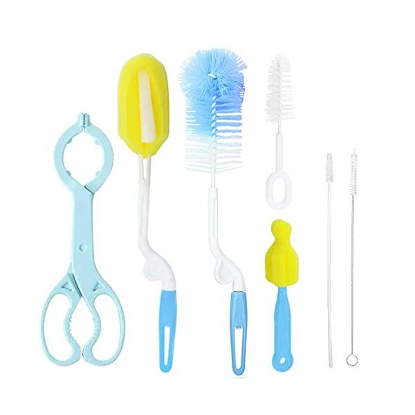 ランダム/7個アソート/TF-072・パッケージ個数:7・高品質な哺乳瓶スポンジ洗浄セット高品質なスポンジ、PP素材と耐食性に優れているステンレスが採用されますが、哺乳瓶ブラシが瓶を傷つけにくいです。哺乳瓶や乳首などの汚れをきれいに洗浄でき...