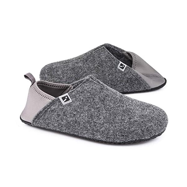 他サイト： HomeTop ルームシューズ メンズスリッパ 携帯スリッパ 保温 防風 軽量 滑り止め 静音 洗える 室内 オフィス オールシーズン（27.の商品画像
