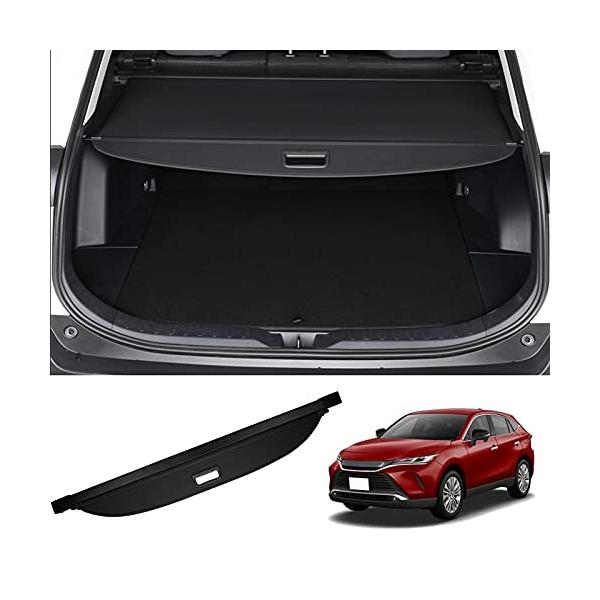 BUYFULL 新型ハリアー 80系 トノカバー ロールシェード プライバシー保護 ドレスアップ カスタムパーツ インテリア 上質な車内空間に