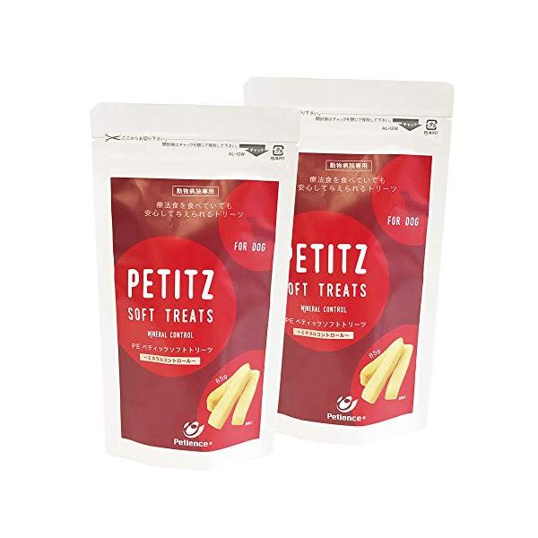 他サイト： ペティエンス 【2個セット】PE ペティッツ ソフトトリーツ ミネラルコントロール 犬用 85g【在庫限り】の商品画像