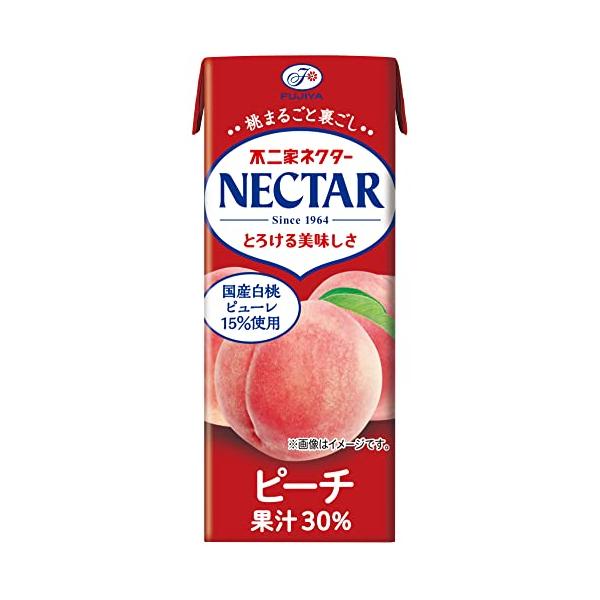 他サイト： 不二家 ネクター ピーチ 200ml×24本 紙パックの商品画像
