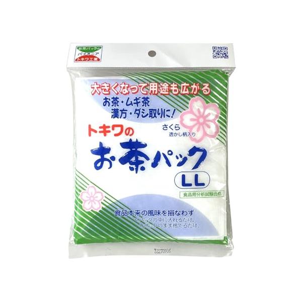 トキワ工業 お茶パック 約15×14 袋入り25枚 お茶パックLL 日本製 ティーパック