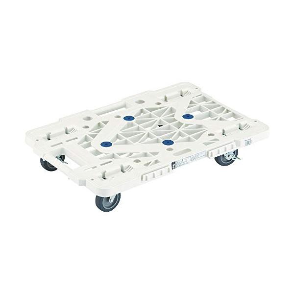 他サイト： トラスコ中山(TRUSCO) 平台車 軽量 ルートバンメッシュタイプ 370×500荷重100kg 連結・スタッキング可能 4輪 オール自在 スの商品画像