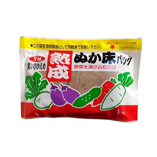 -/1キログラム (x 1)/-・パッケージ個数:1・内容量:1kg・原材料:米ぬか、食塩、米みそ、還元水飴、米、からし、米麹、唐辛子、昆布、うこん、調味料(アミノ酸等)、酸味料、(原材料の一部に大豆を含む)・商品サイズ(高さ×奥行×幅):...