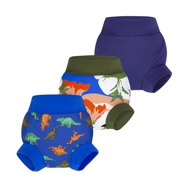 緑/120/-・Color:緑Size:120・快適で柔らかい素材ベビースイムダイパーは二重構造で、内側は92％ポリエステルと8％スパンデックスの柔らかいブレンド素材を使用しており、赤ちゃんのデリケートな肌に優しい触感を提供します。外側の防...