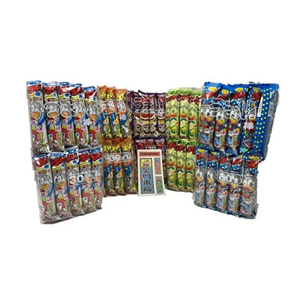 他サイト： やおきん うまい棒 5種 コーンポタージュ味・チーズ味・めんたい味・サラミ味・とんかつソース味など（生産の都合で味の変更可能性あり）計150本の商品画像