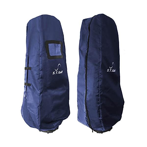 他サイト： 20秒で取付可能キャディバッグ ゴルフバッグ カバー S.T.Golf ゴルフバッグカバー ゴルフ トラベルカバー 9.5型 48インチ 推奨の商品画像