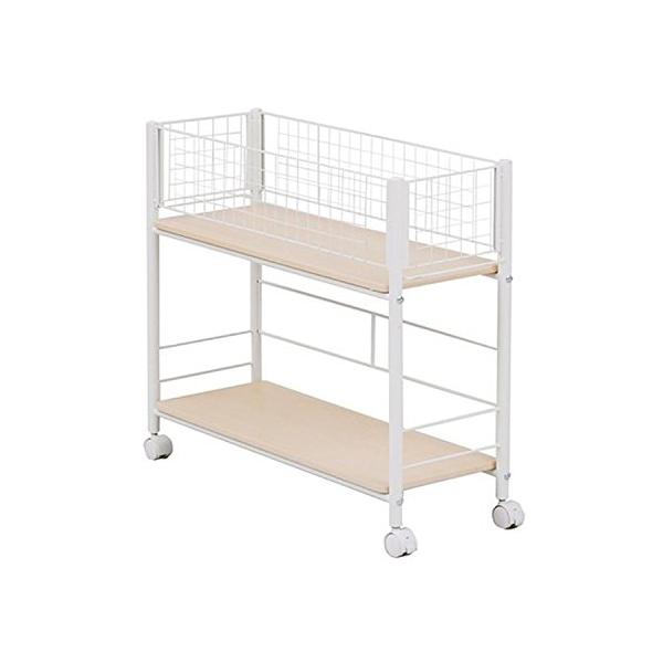 山善 押入れ(クローゼット)収納 ラック 幅26×奥行77×高さ65cm