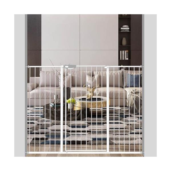 高さ92cm　ホワイト/147-159cm/w315・Size:147-159cmMaterialType:スチール　ホワイト・ベビーゲート　三重ロック普段の赤ちゃんゲートと違って、ダブルロックではなく、三重ロックにリニュアルしました。ピー...