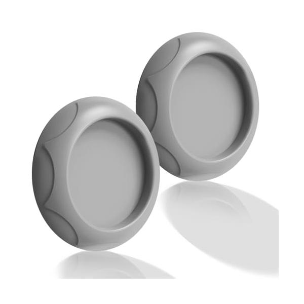 グレイ/丸い形/KD26200・パッケージ個数:2・安全材質、保護備考：シリカゲルとABS複合材質を精選し、各接触面に優しく対応し、ガスケットの外径は約6 cm、内径は約4 cm、厚さは1.5 cmで、あなたの安全と快適のために堅固な防御線...