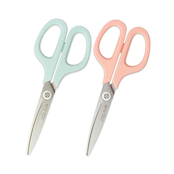 他サイト： プラス はさみ フィットカットカーブ スマート ブルー ピンク SC-155RSF 35-233 + 35-234の商品画像